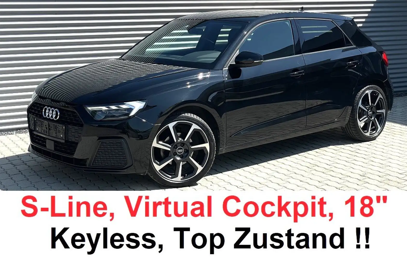Audi A1 35 S-Tronic S-Line B&O Keyless 18 LED VirtualCockp Schwarz - 1
