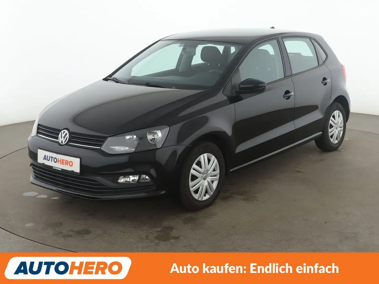 Volkswagen Polo 1.0 Trendline*KLIMA*GARANTIE* Schwarz - 1