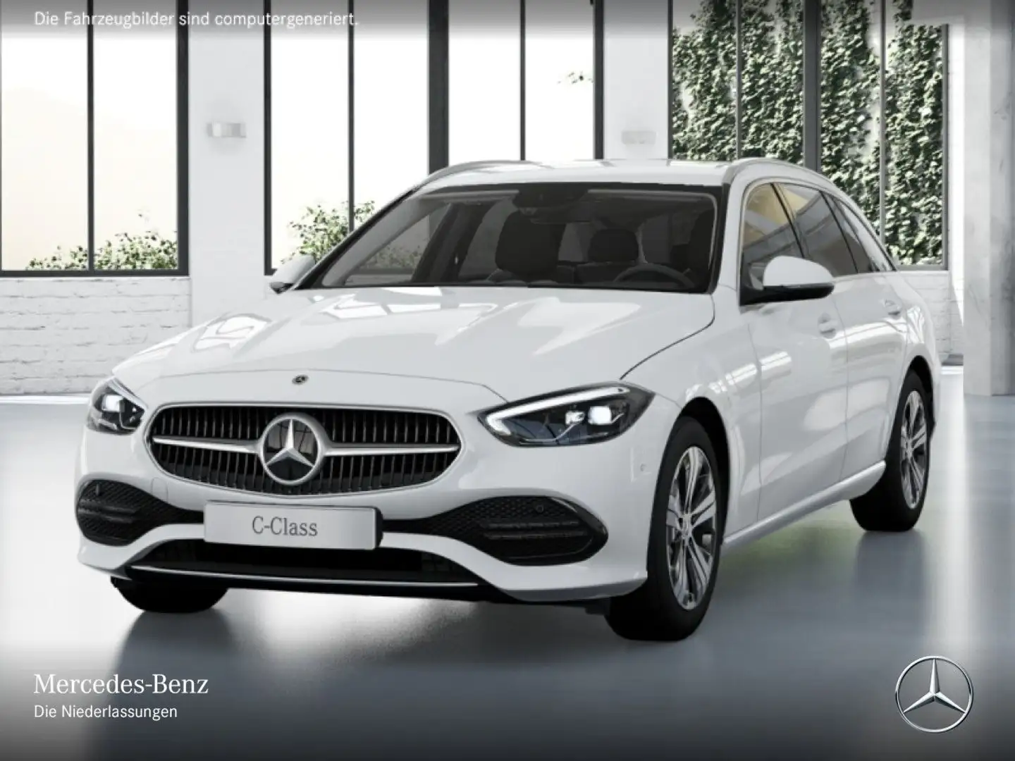 Mercedes-Benz C 180 T AVANTG+AHK+LED+KAMERA+TOTW+KEYLESS+9G Weiß - 2