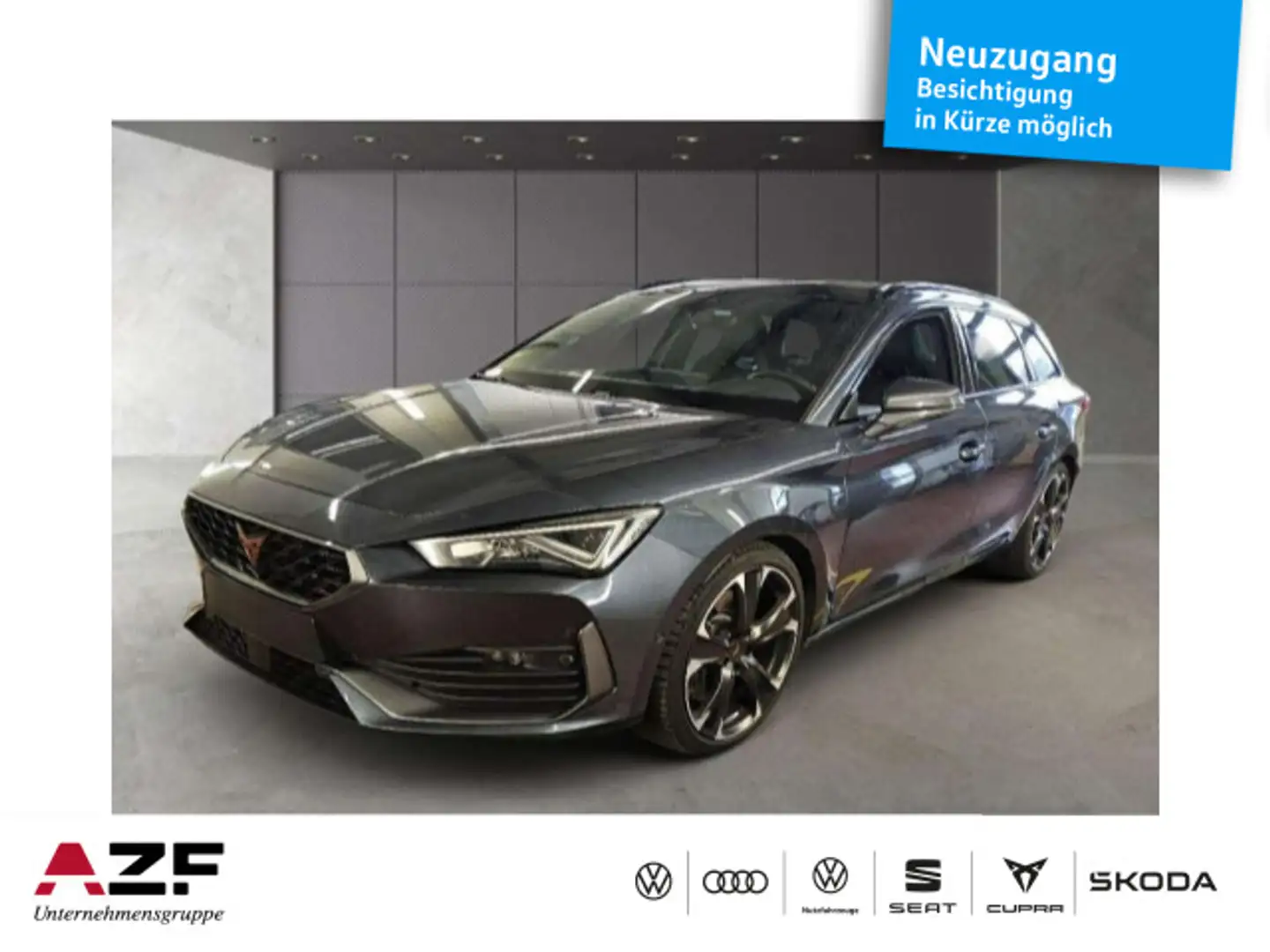 CUPRA Leon Sportstourer 2.0 TSI 4Drive DSG NAVI+ACC Gris - 1
