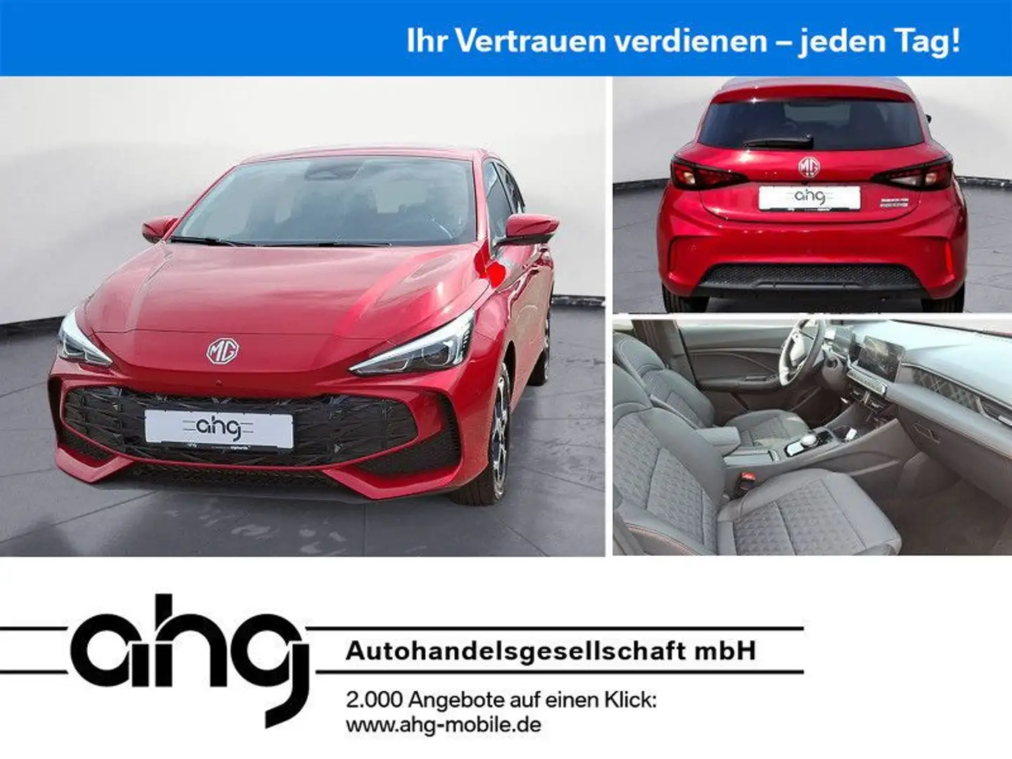 MG MG3 Hybrid+ Luxury Finanzierungspreis/MG PF Rot - 1
