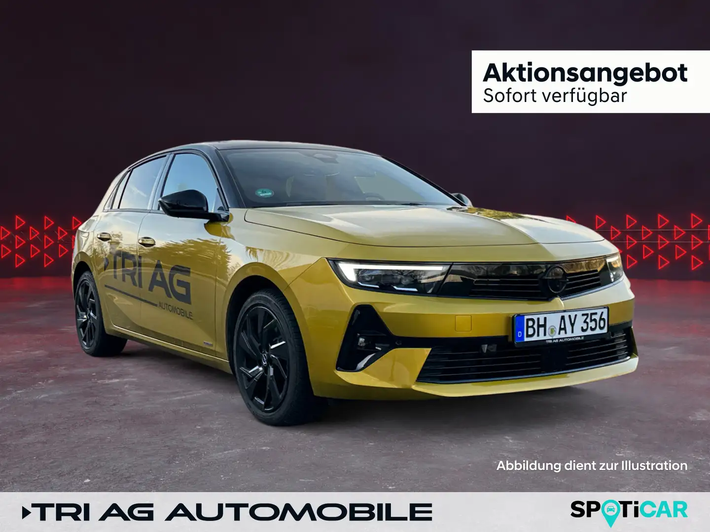 Opel Astra 5-Türer Ultimate-Paket Sport-Aktiv-Sitze L Gelb - 1