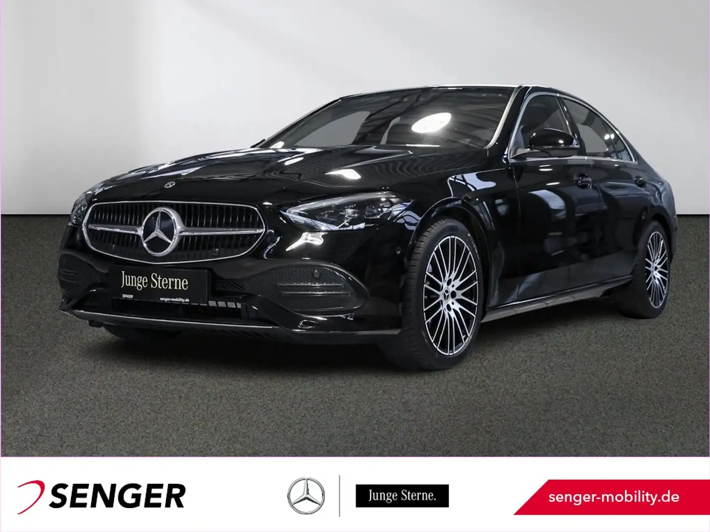 Mercedes-Benz C 180 Avantgarde Panorama Rückfahrkamera LED AHK Noir - 1