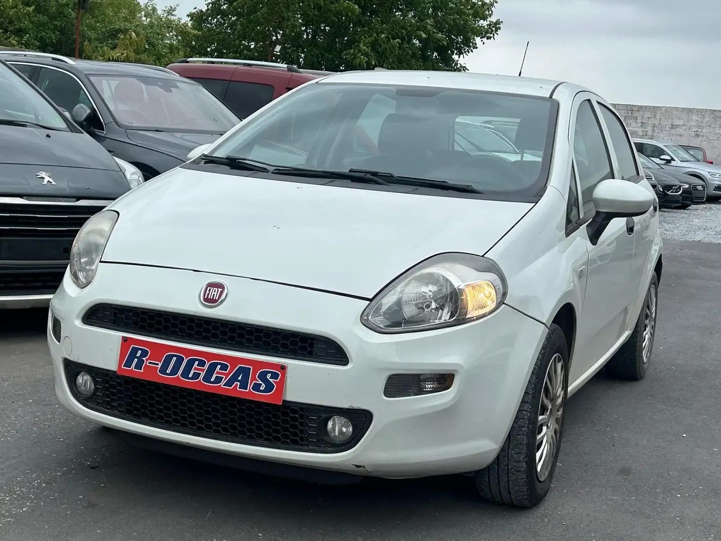 Fiat Punto 1.2i 5 PORTES CLIMATISATION EURO 6B Weiß - 1