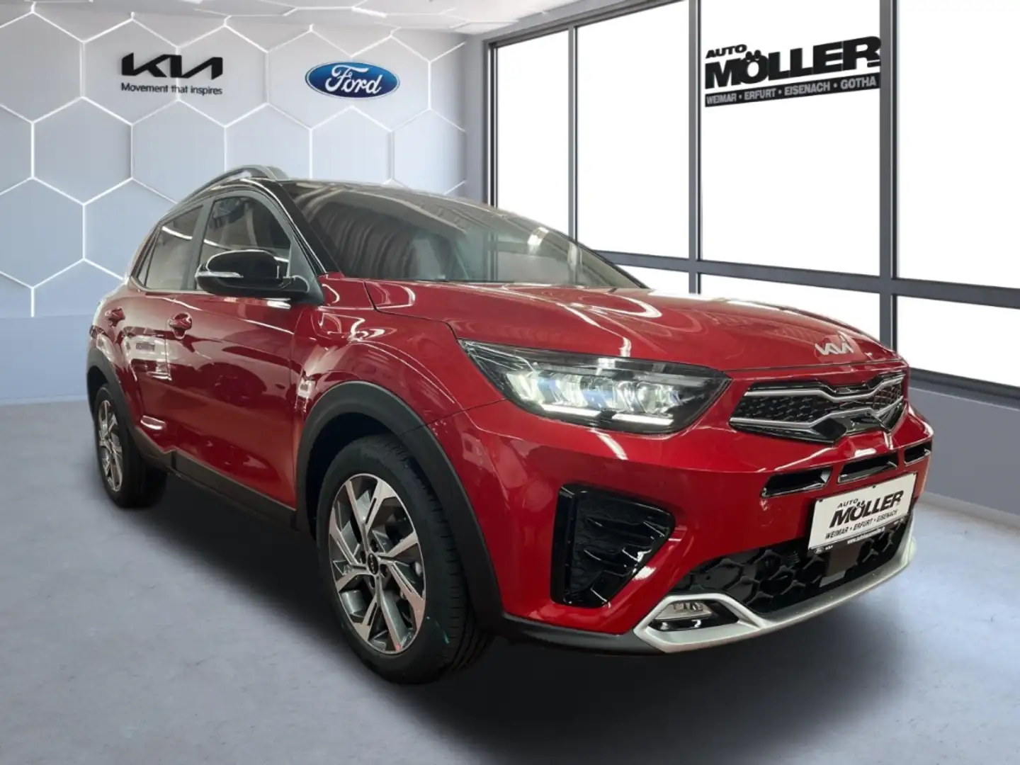 Kia Stonic GT-Line 1.0T DCT7 Navi ACC Kamera CarPlay Klima Rosso - 2