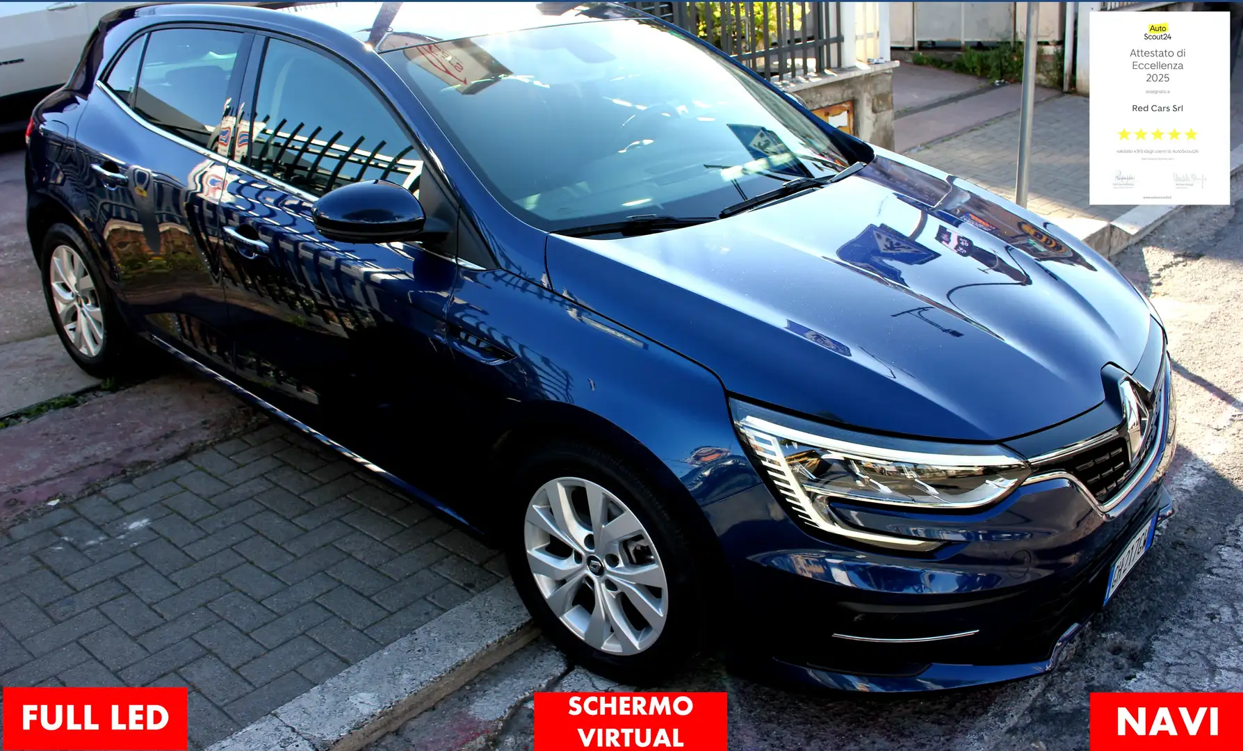 Renault Megane 140 CV UNIPRO' KM CERTIFICATI Nero - 1