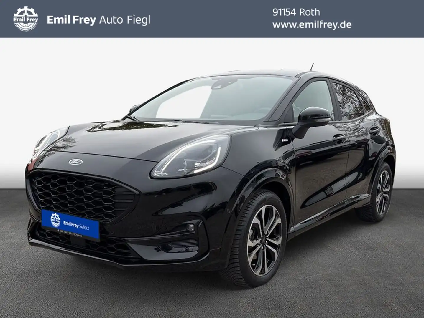 Ford Puma 1.0 EcoBoost Hybrid Aut. ST-LINE Schwarz - 1