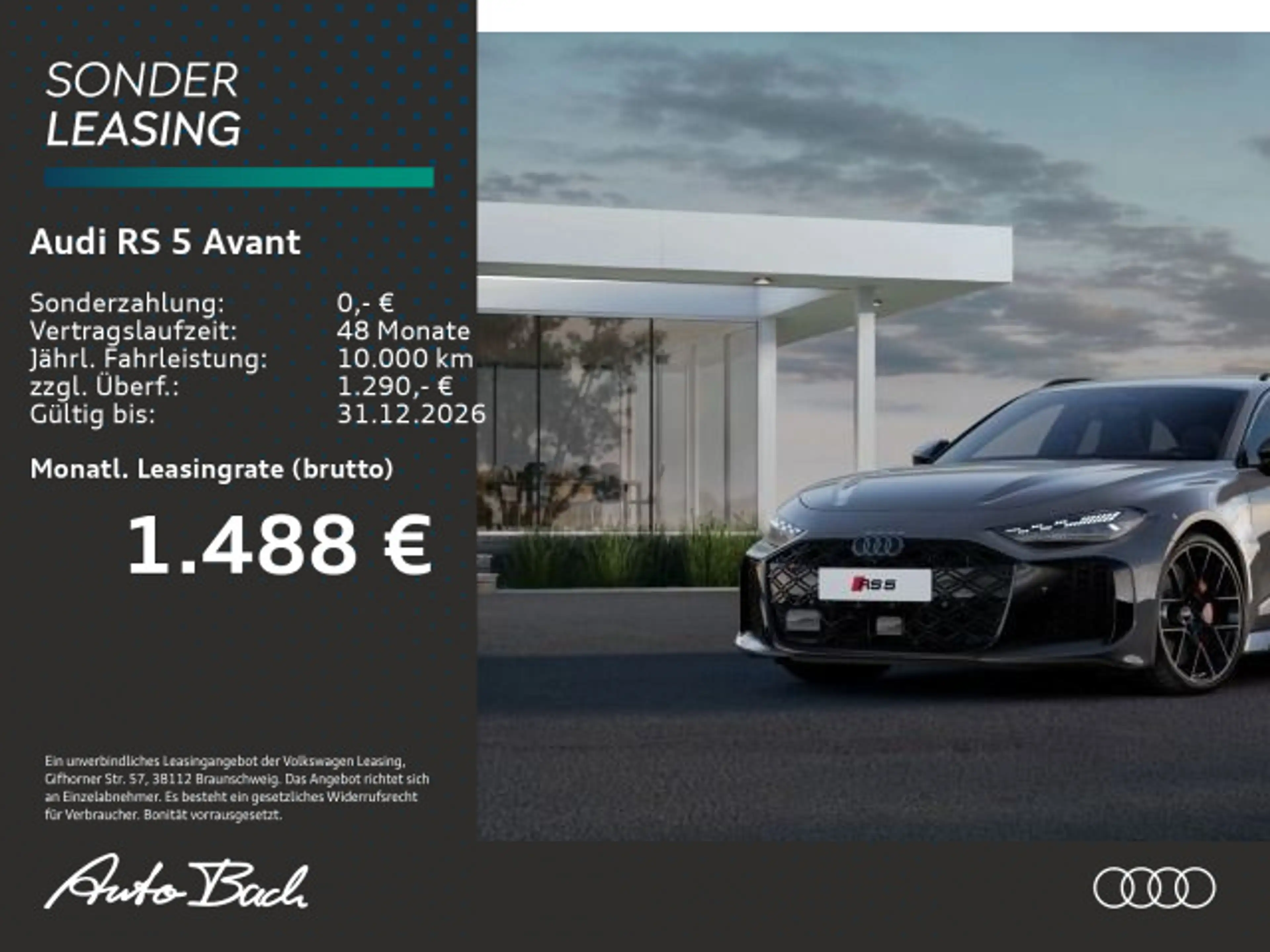 Audi RS5 RS5 Avant 470kW TechPro/ Audi-Sport-P/ 0,5% / B — photo 2