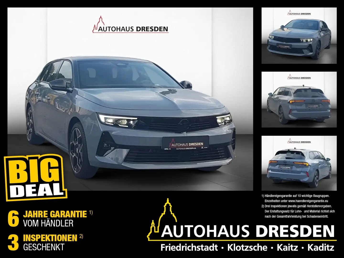 Opel Astra L ST 1.2 Turbo GS *MATRIX*AHK*ACC*NAVI*360° Grau - 1