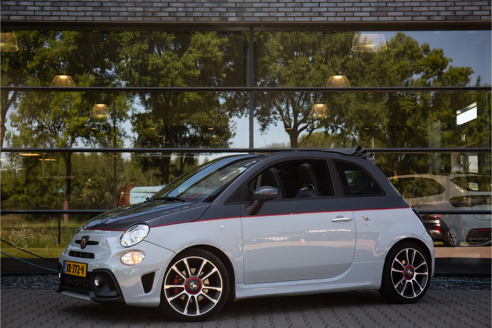 Fiat 500C Abarth 1.4 T-Jet Competizione Open dak, Interscope, Sport Gri - 2