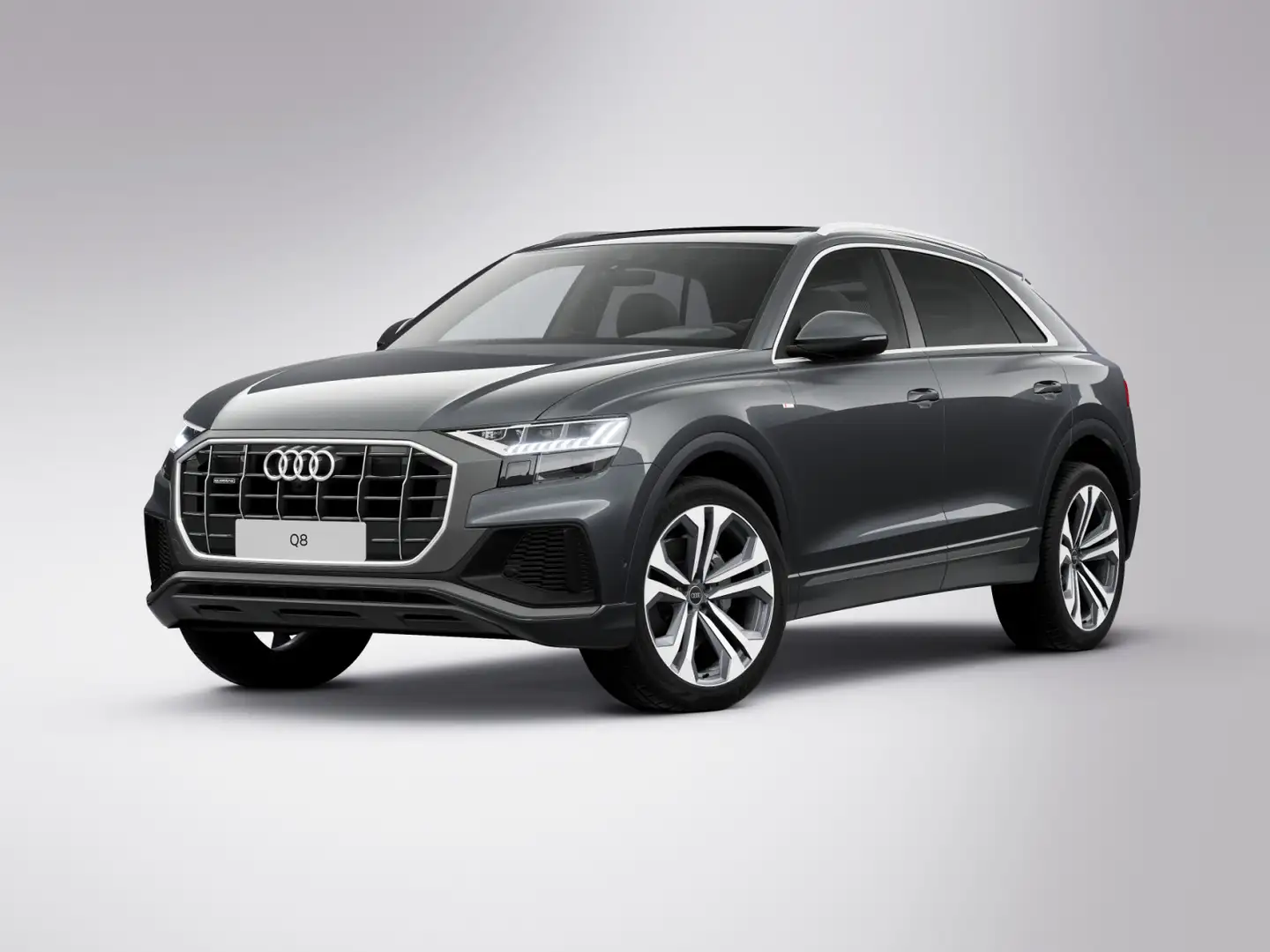Audi Q8 55 TFSI quattro S line*Navi*Matrix*Alu*B&O*PD Grau - 2