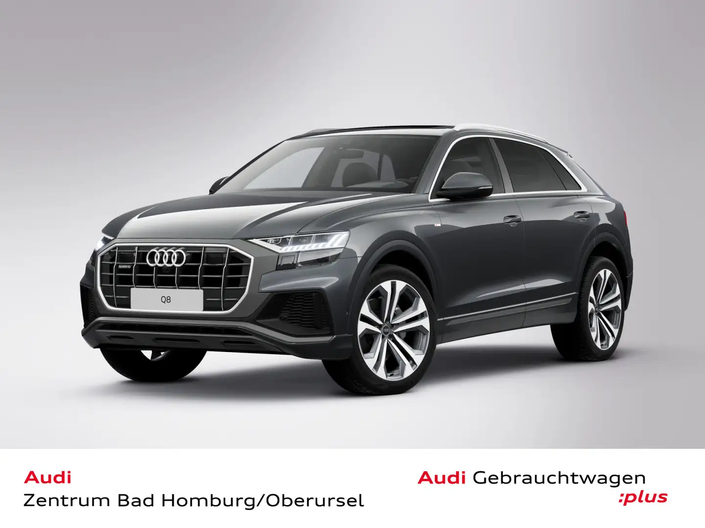 Audi Q8 55 TFSI quattro S line*Navi*Matrix*Alu*B&O*PD Grau - 1