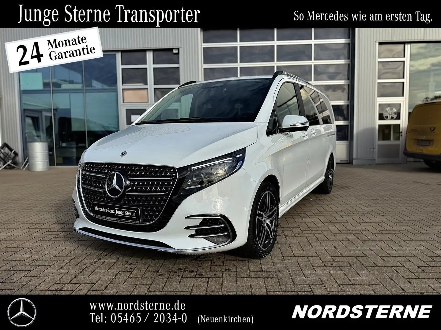 Mercedes-Benz V 220 V 220 d STYLE +AMG-LINE+DISTR.+MBUX+360°+AHK Blanco - 1