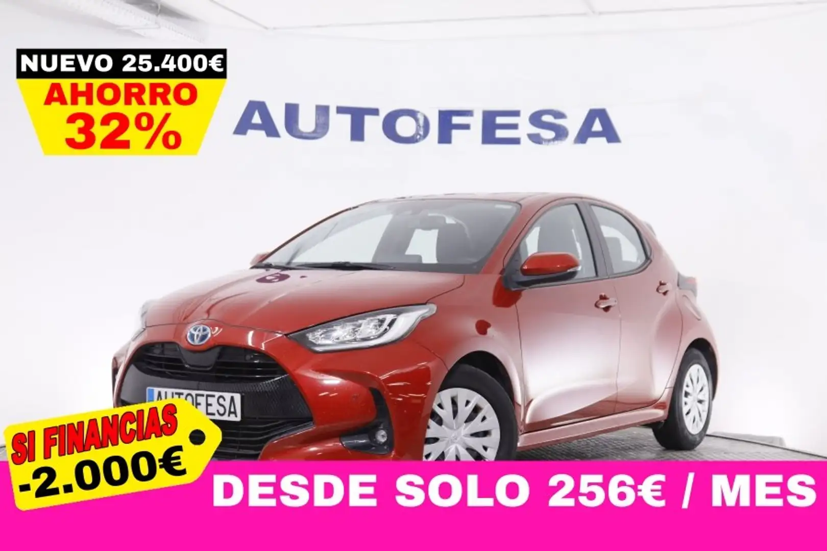 Toyota Yaris 1.5 120H HYBRID ACTIVE TECH 116CV 5P # IVA DEDUCIB Rojo - 1