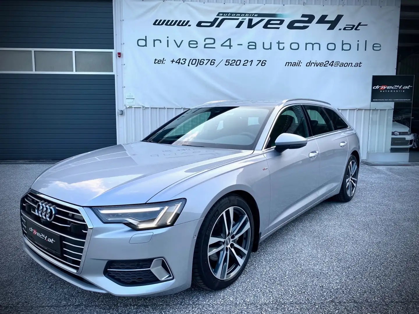 Audi A6 SLINE 40TDI quattro MATRIX AHK STDHZG ASSISTENZ Plateado - 1