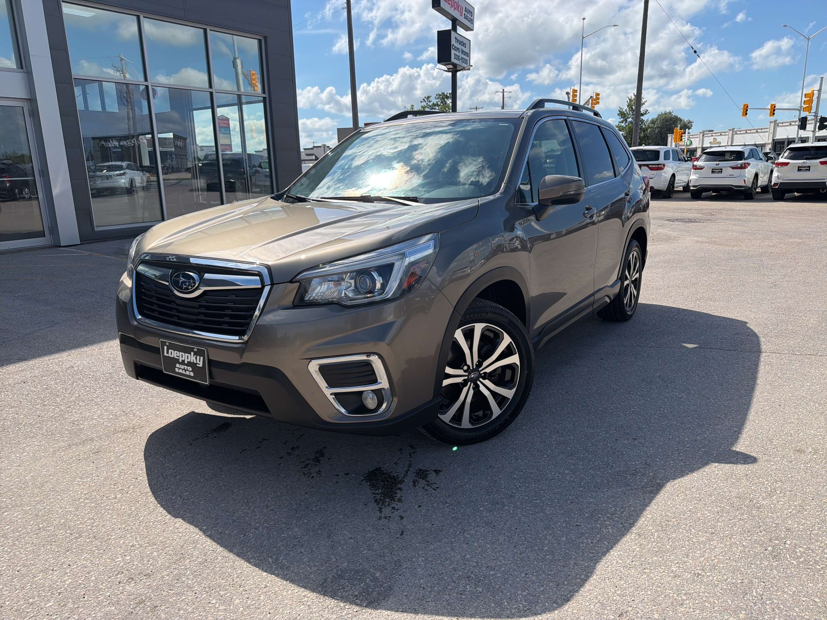 Gray 2019 Subaru Forester SUV / Crossover All-Wheel Drive Automatic