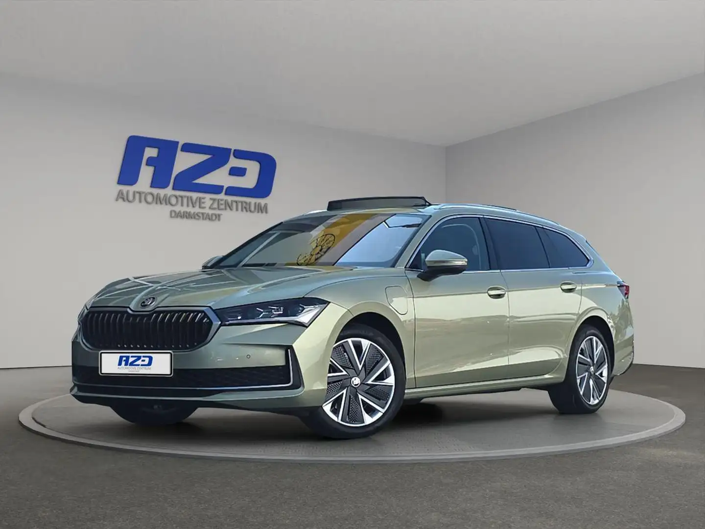 Skoda Superb iV PANO AHK MATRIX A.LEDER CANTON ACC Gelb - 1
