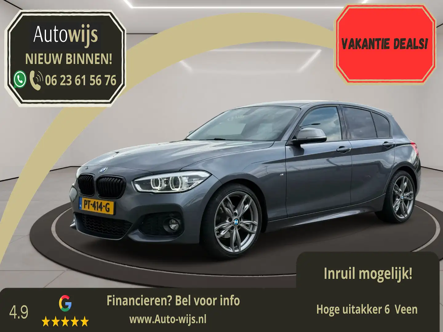BMW 118 1-serie 118i Corporate Lease Executive|M-Sport|Alc Grijs - 1