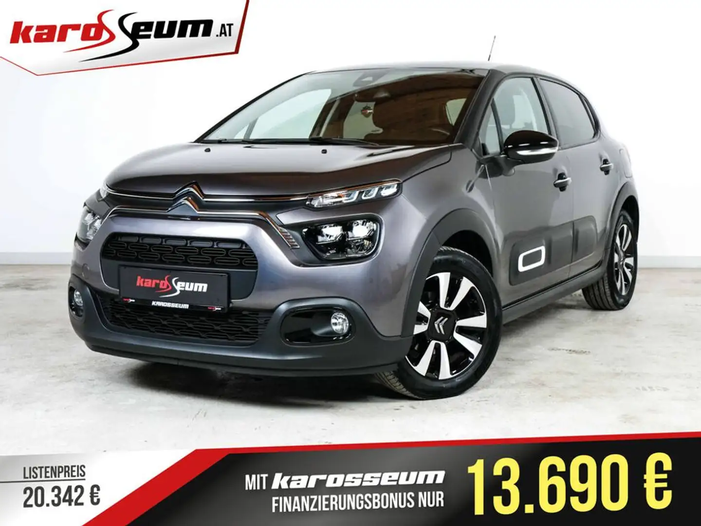 Citroen C3 PureTech Max *TEMPO*LED*FRONTKAMERA*SPURHALTE* Gris - 1