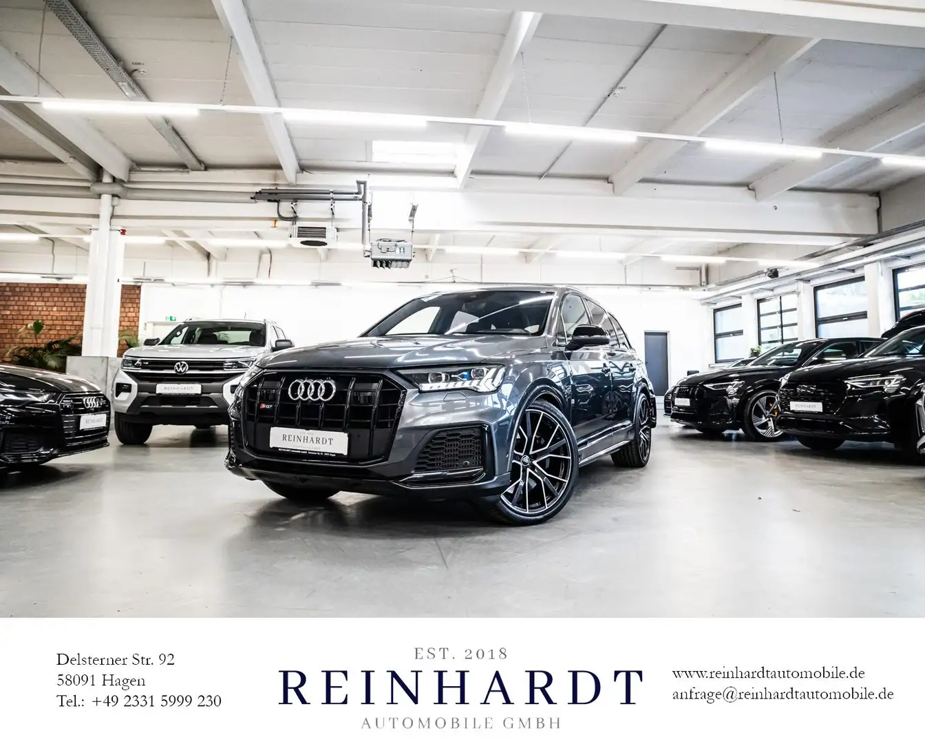 Audi SQ7 TFSi BLACK/22Z./LASER/ACC/HuD/PANO/S-SITZE Grau - 1