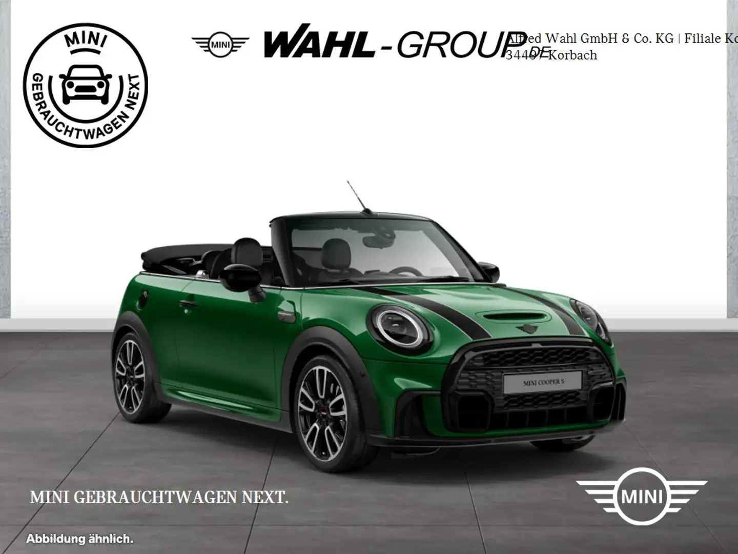 MINI Cooper S Cabrio Cooper S Cabrio JCW Trim HeadUp HarmanKardon LED P Grün - 1