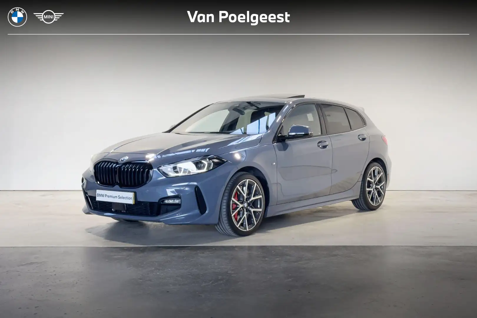 BMW 118 1 Serie 118i Premium Pack M Sportpakket Pro Model Grijs - 1