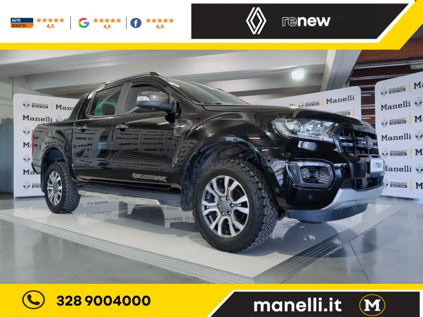 Ford Ranger Wildtrack Double Cab 2.0  213CV AUTO rif.FZ770 Noir - 1