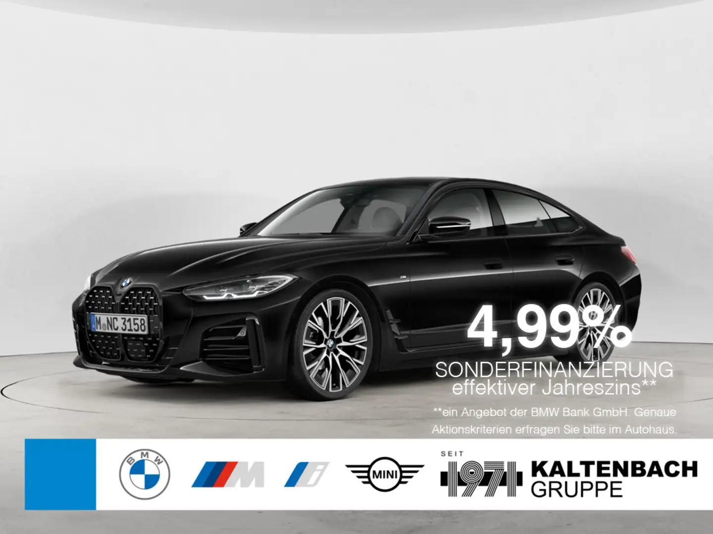BMW 420 d xDrive Gran Coupé M-Sport HUD LED ACC Schwarz - 1