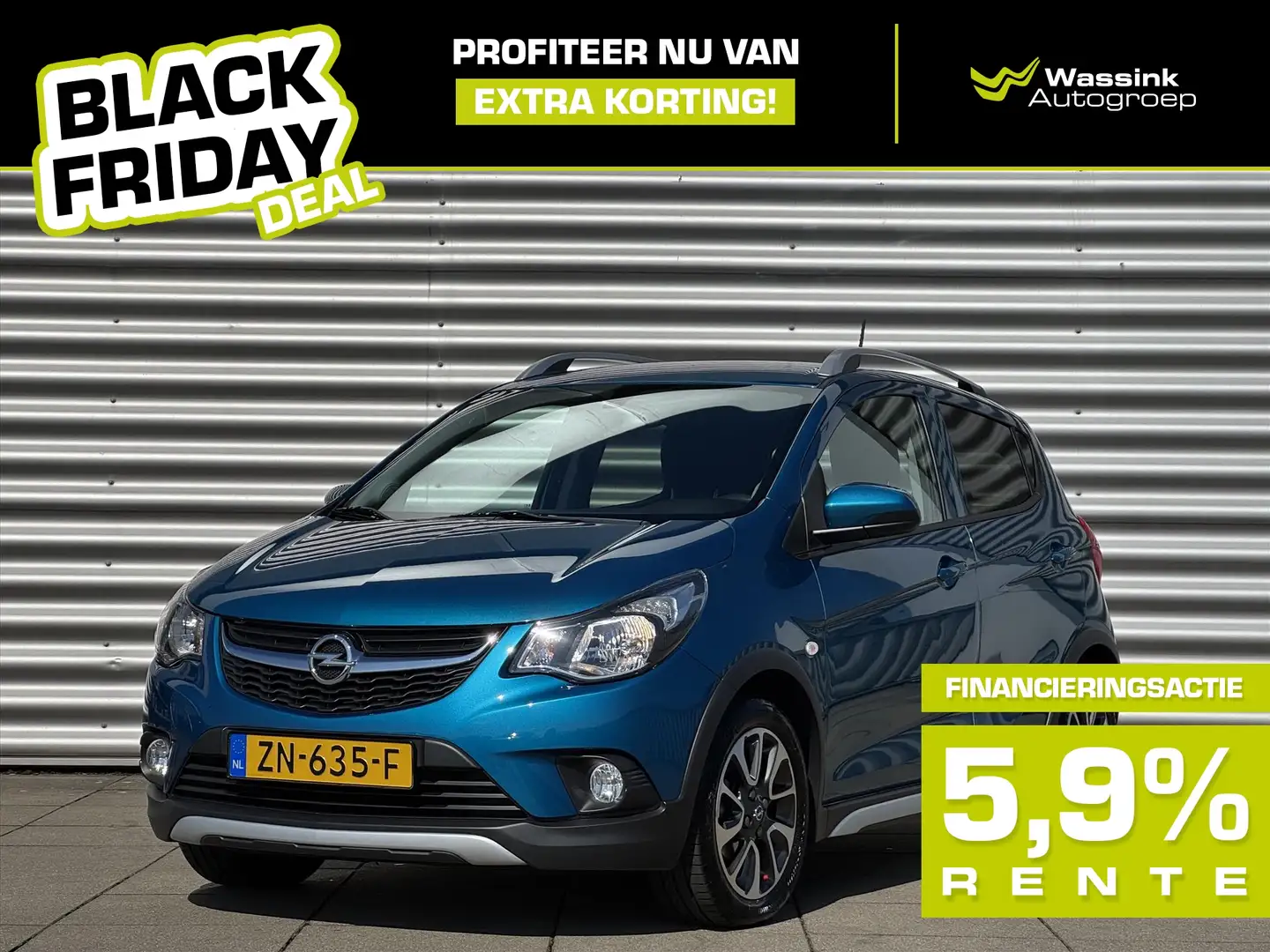 Opel Karl Black Friday Deal ! ROCKS Online Edition I Navigat Bleu - 1