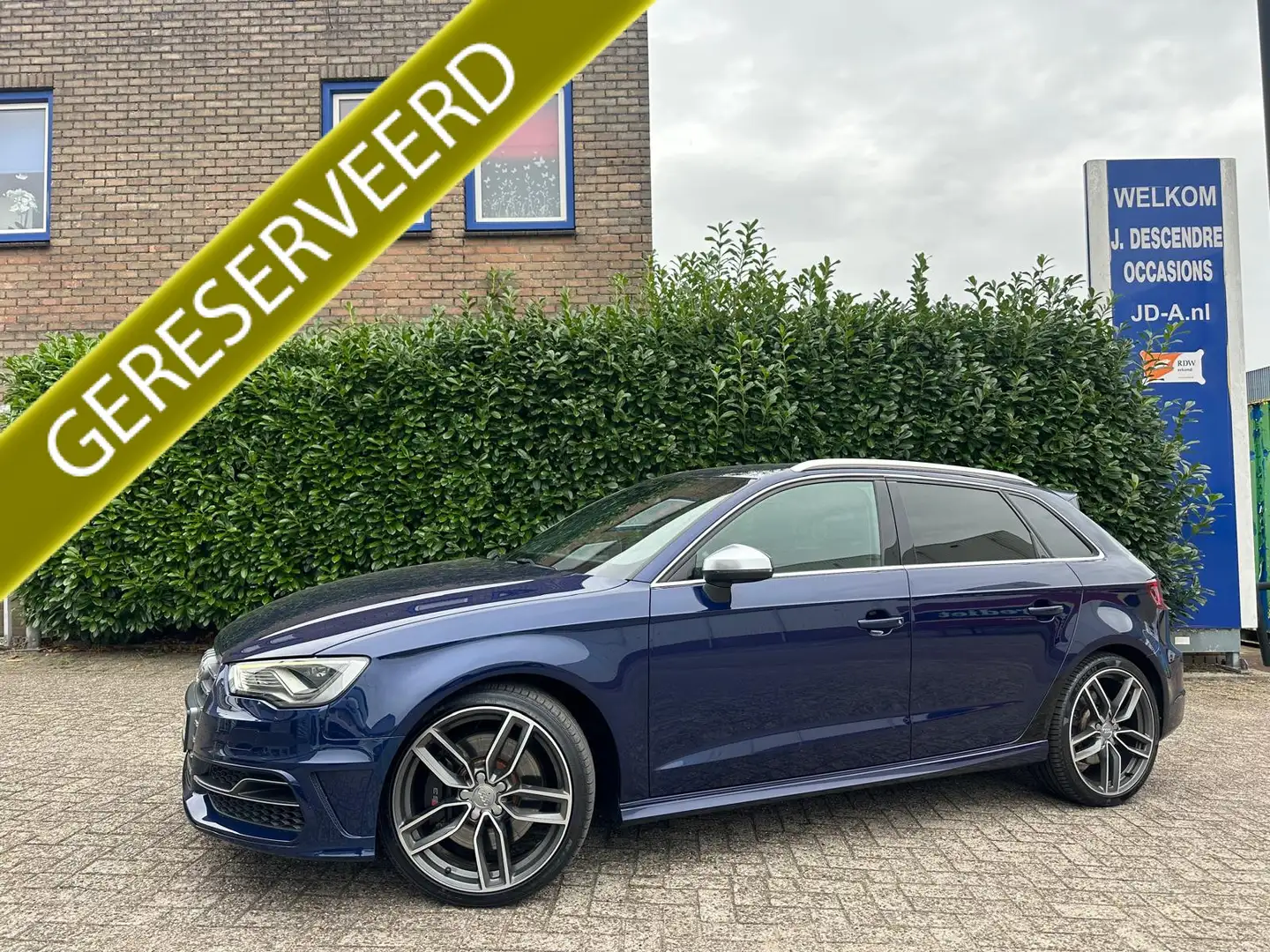 Audi A3 Sportback 2.0 TFSI S3 quattro Climate C, Cruise C, Blauw - 1