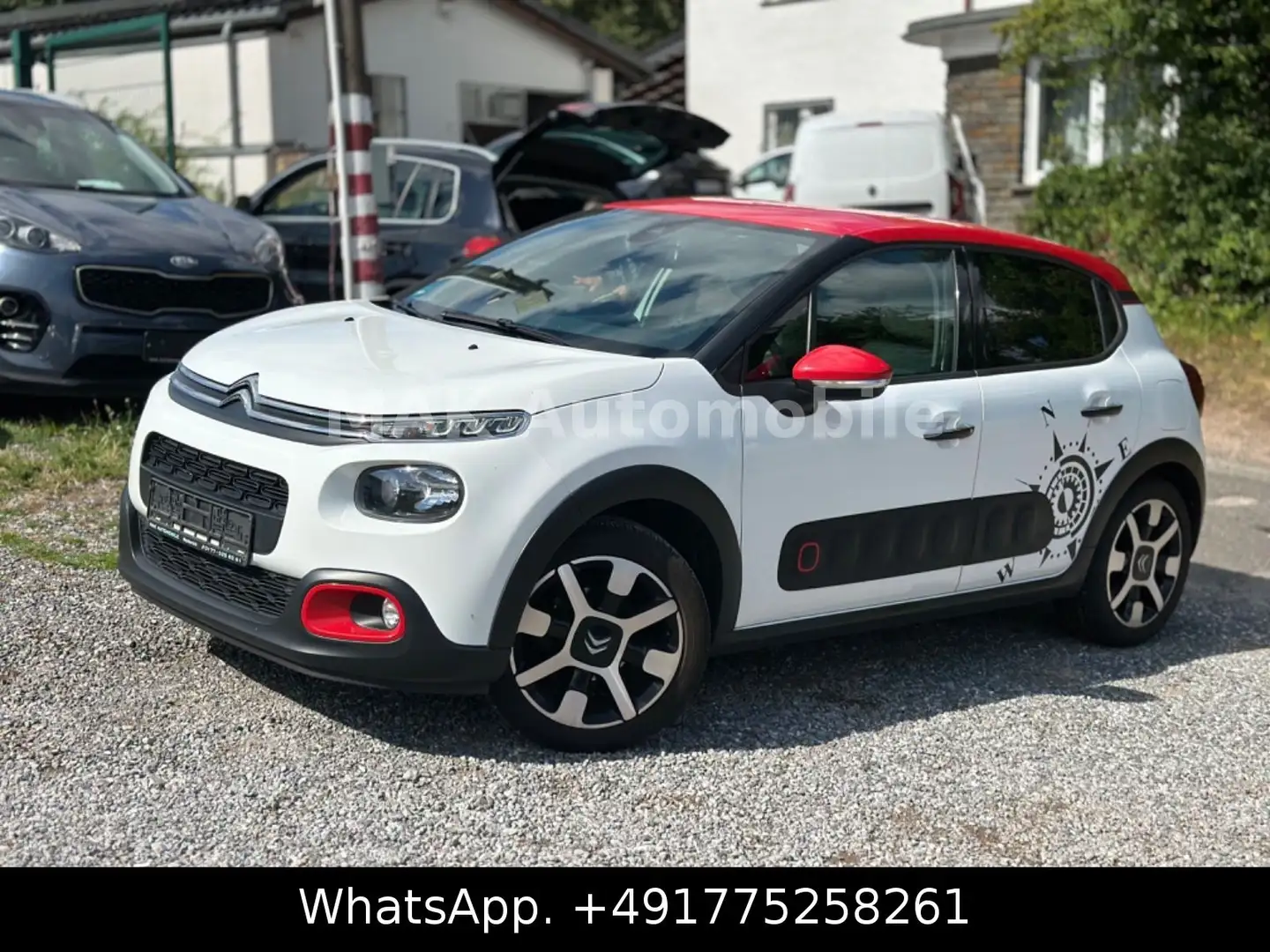 Citroen C3 Shine Navi,Kamera,Euro6 TÜV 08.26 Bianco - 1