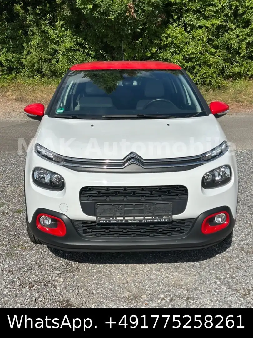 Citroen C3 Shine Navi,Kamera,Euro6 TÜV 08.26 Bianco - 2