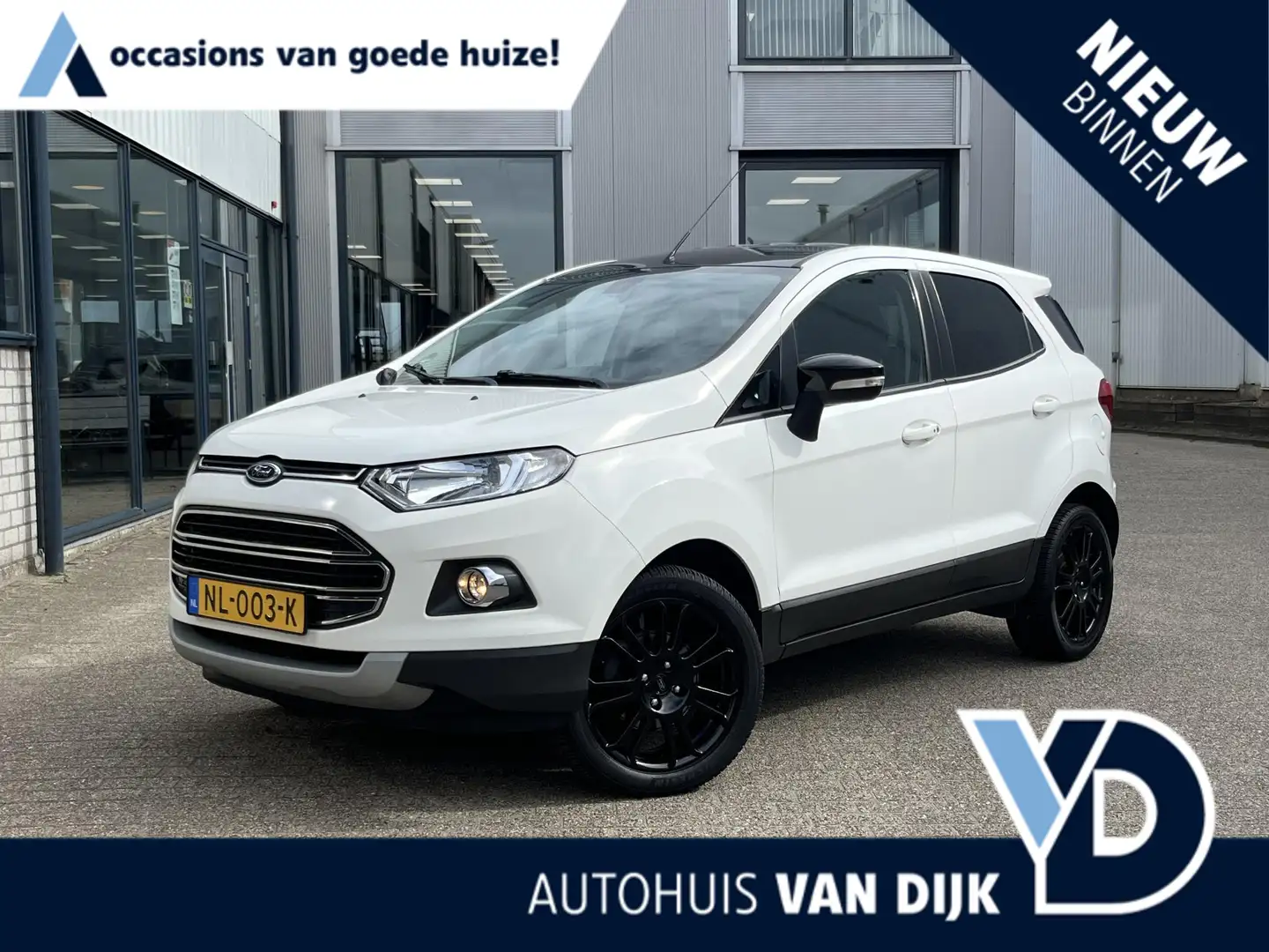 Ford EcoSport 1.0 EcoBoost Titanium S | Navi/Clima/Cruise/Stuur+ Wit - 1