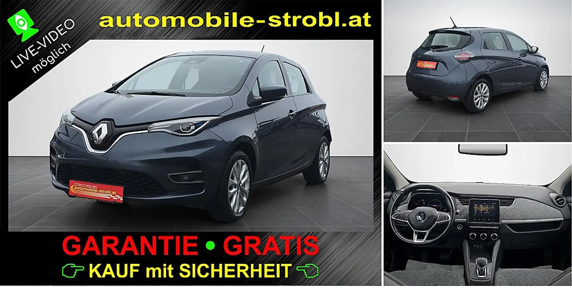 Renault ZOE Zoe Zen R110 Z.E.50 (52kWh) *Top-Ausst.*GARANTIE* Grau - 1