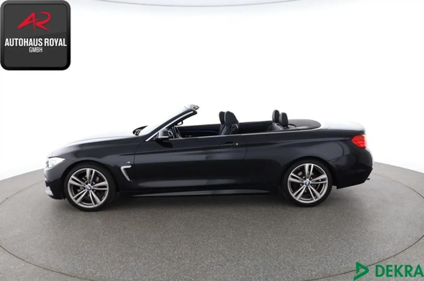 BMW 420 d Cabrio SAG M SPORT NAVIPROF,HEADUP,HIFI,SH Fekete - 2