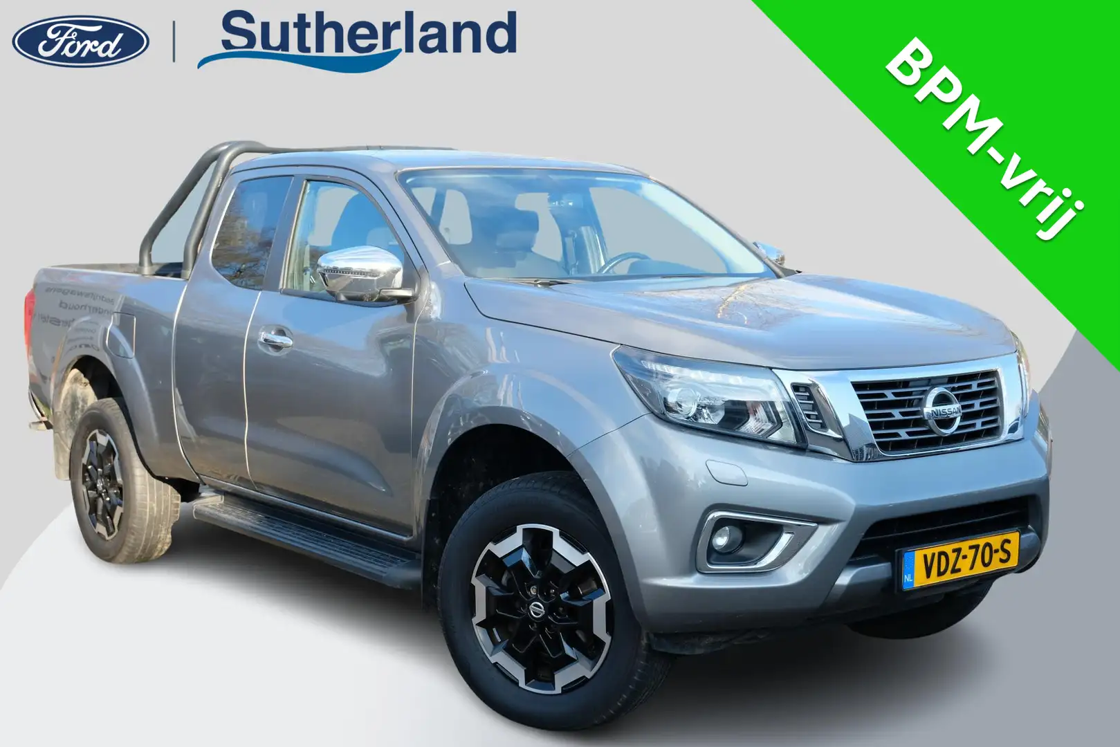 Nissan Navara 2.3 dCi N-Connecta King Cab 163pk Trekhaak | Navig Grijs - 1