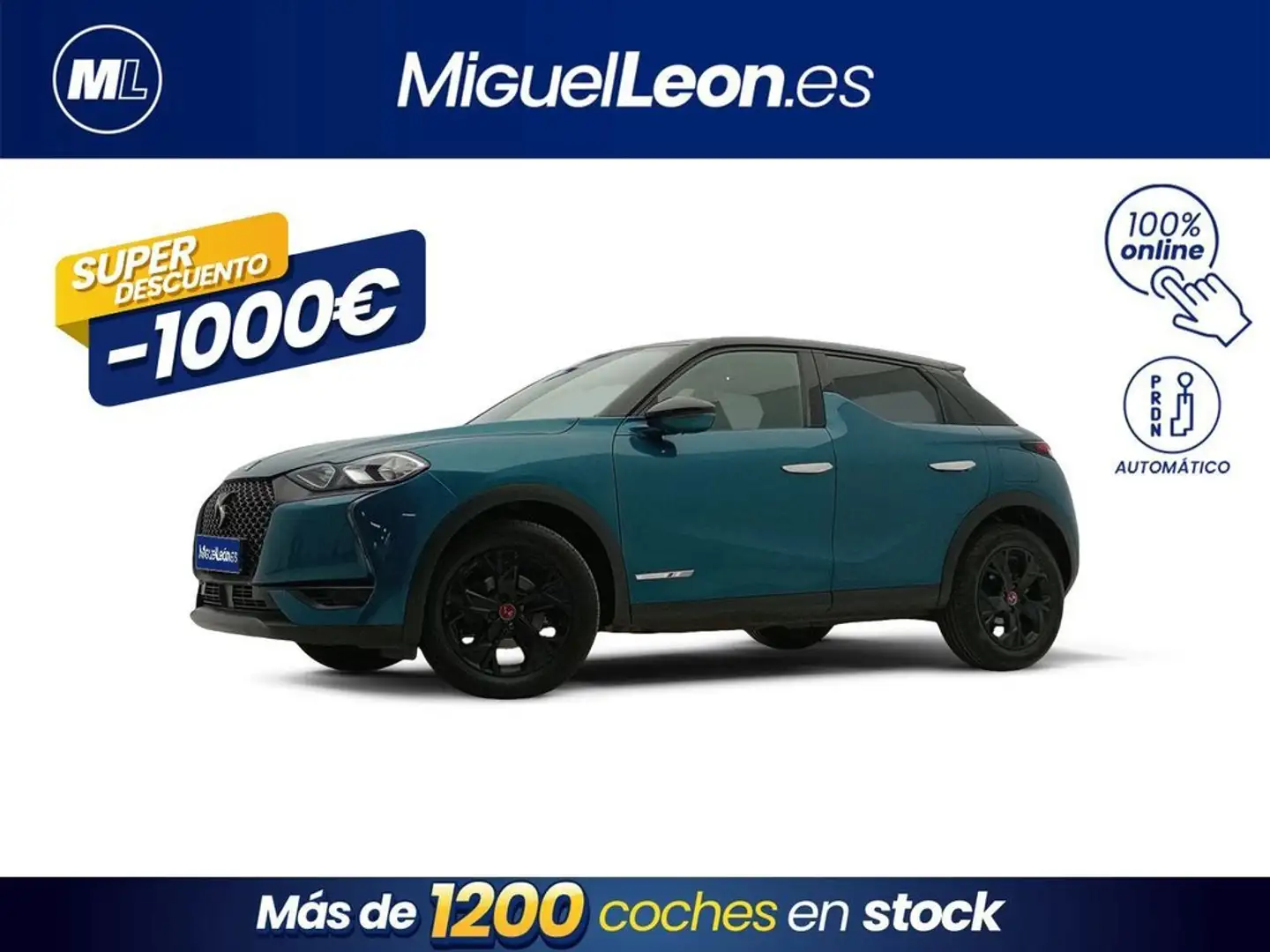 DS Automobiles DS 3 PureTech 96kW Performance Line Auto. Albastru - 1