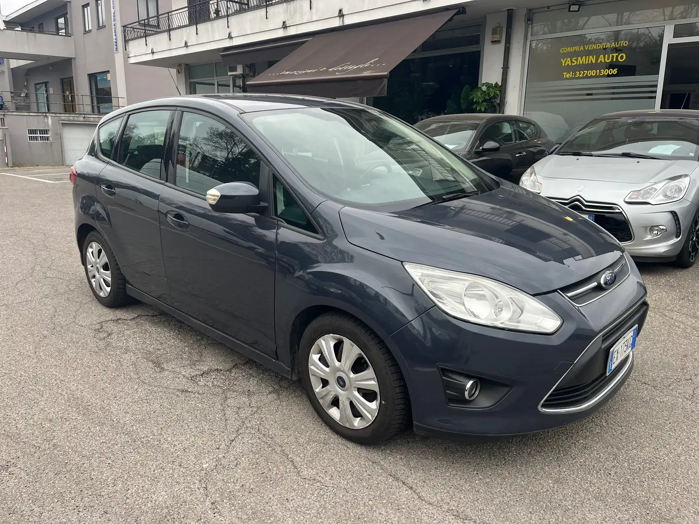 Ford C-Max 1.6tdci/115CV/neopatentati/Euro5B con FAP/unico pr Grigio - 2