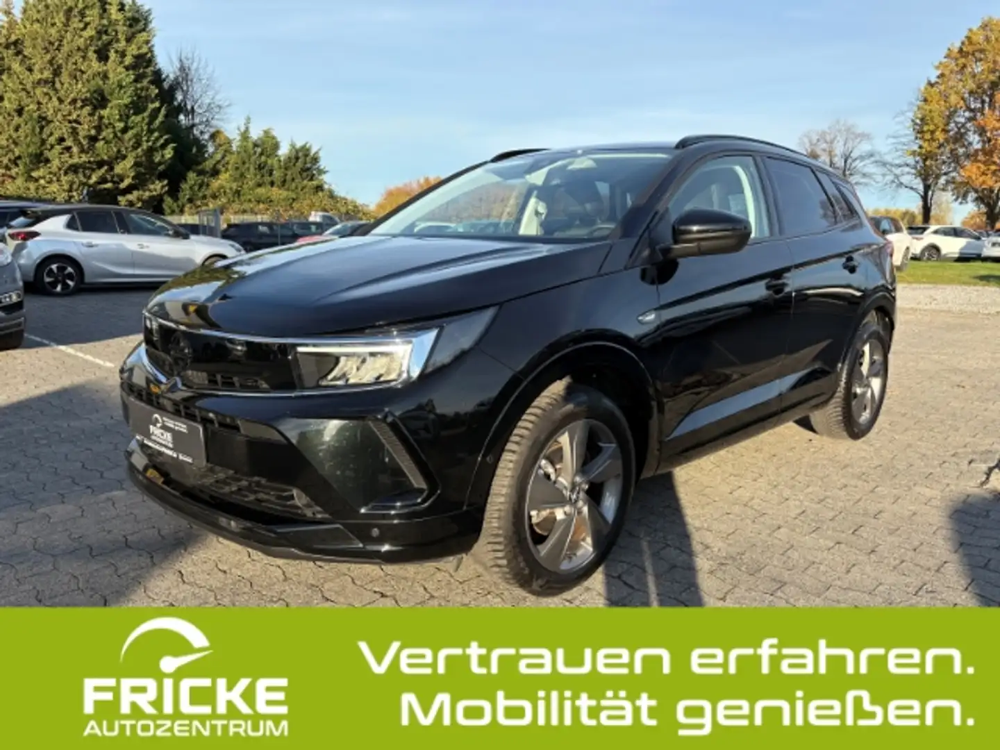 Opel Grandland GS Line 1.2 Turbo+Navi+Sitzheizung+Kamera+LED Schwarz - 1