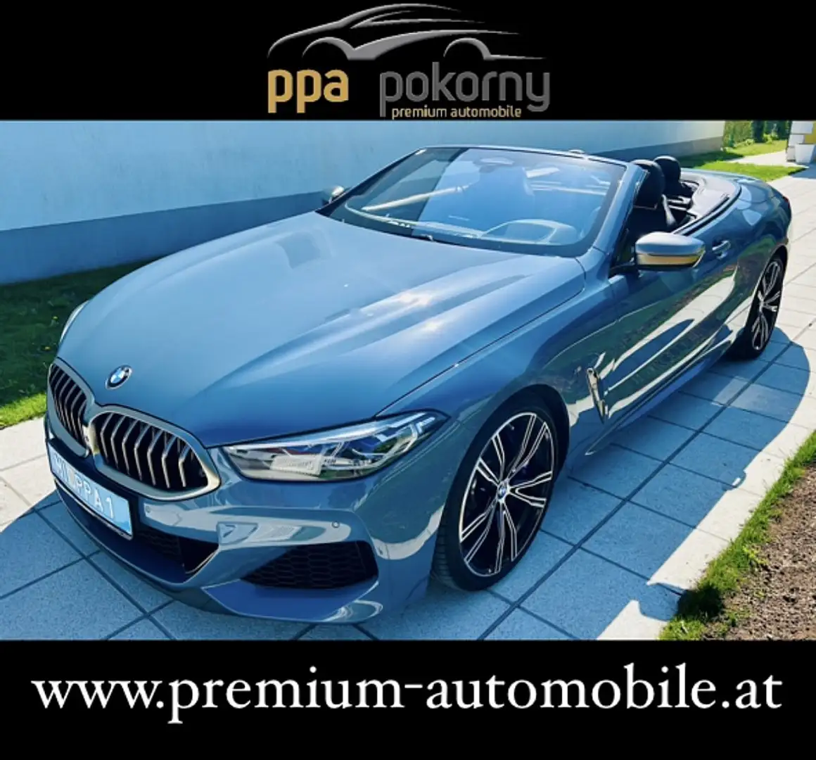 BMW M850 i xDrive Aut. Neuwertig - Top Ausgestattet Bleu - 1