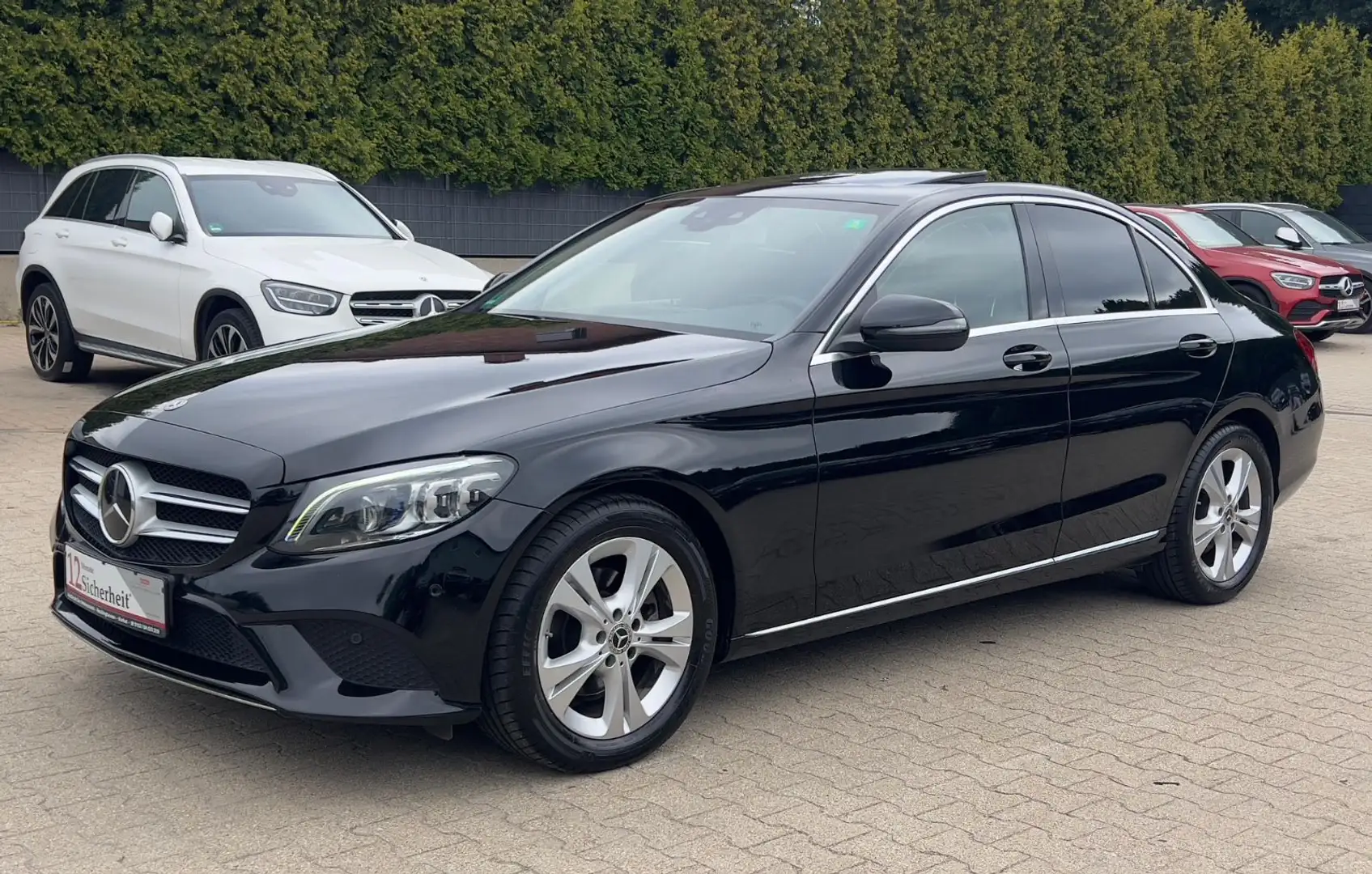 Mercedes-Benz C 220 C220d Lim. 9G-TR-EGSD-MULTIBEAM-LEDER-R.CAM-SPUR Nero - 1