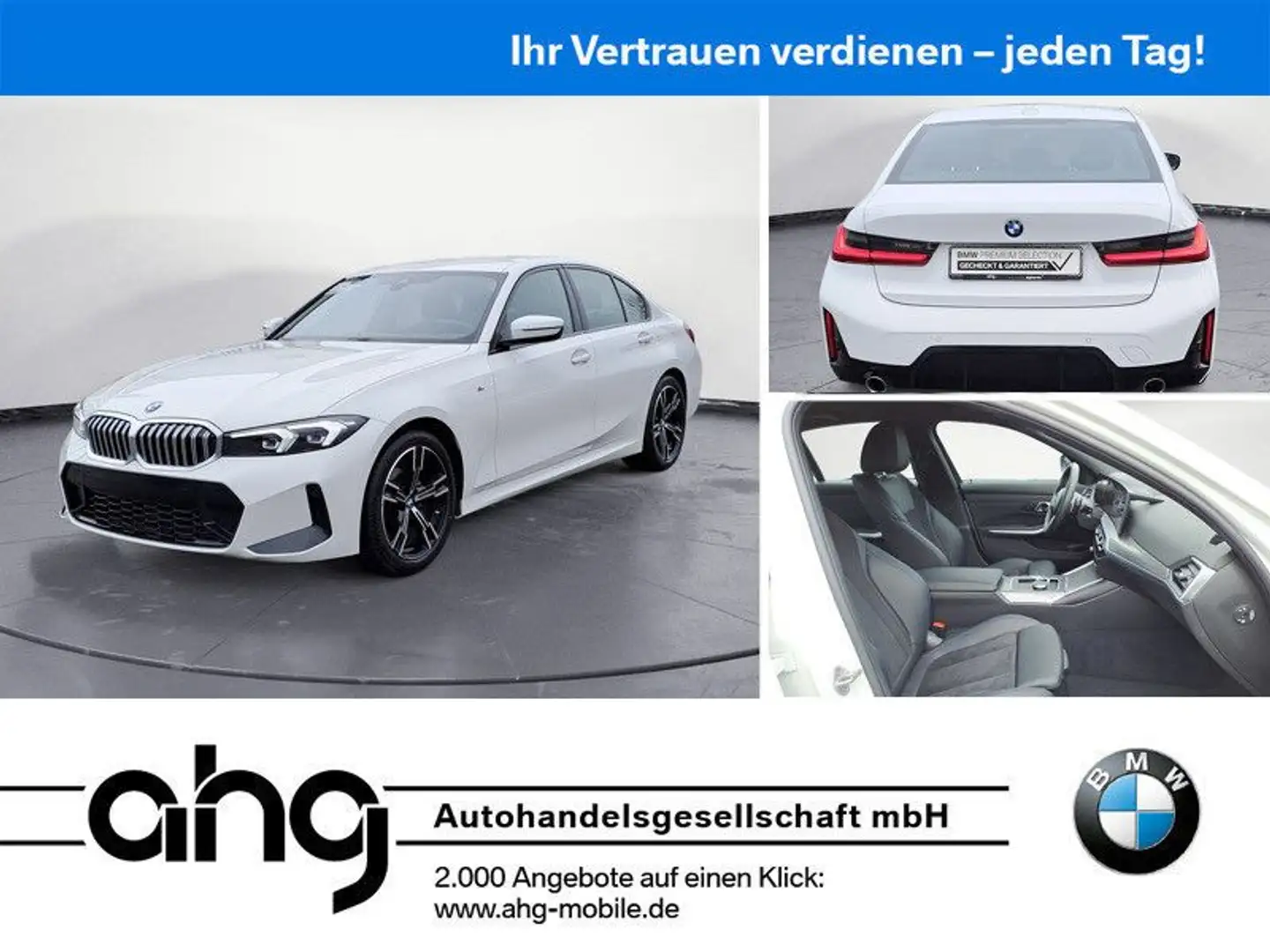 BMW 318 i Automatik M Sportpaket Klimaaut. Sportsitze Weiß - 1