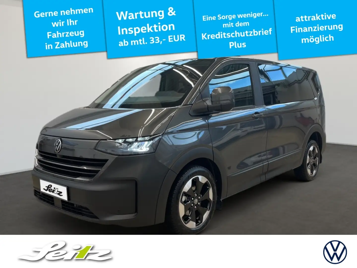 Volkswagen T7 Caravelle 2.0 TDI KR PanAmericana *8-SITZER*AHK*NAVI* Gris - 1