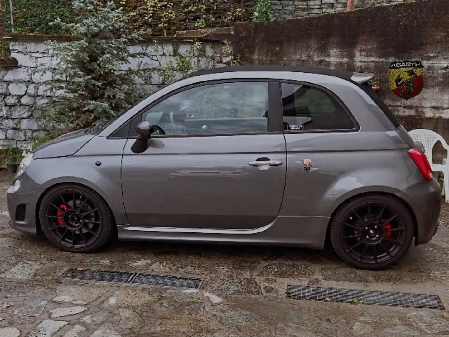 Abarth 500C 500C/595C 1.4 16v t. t-jet 140cv MTA Gris - 2