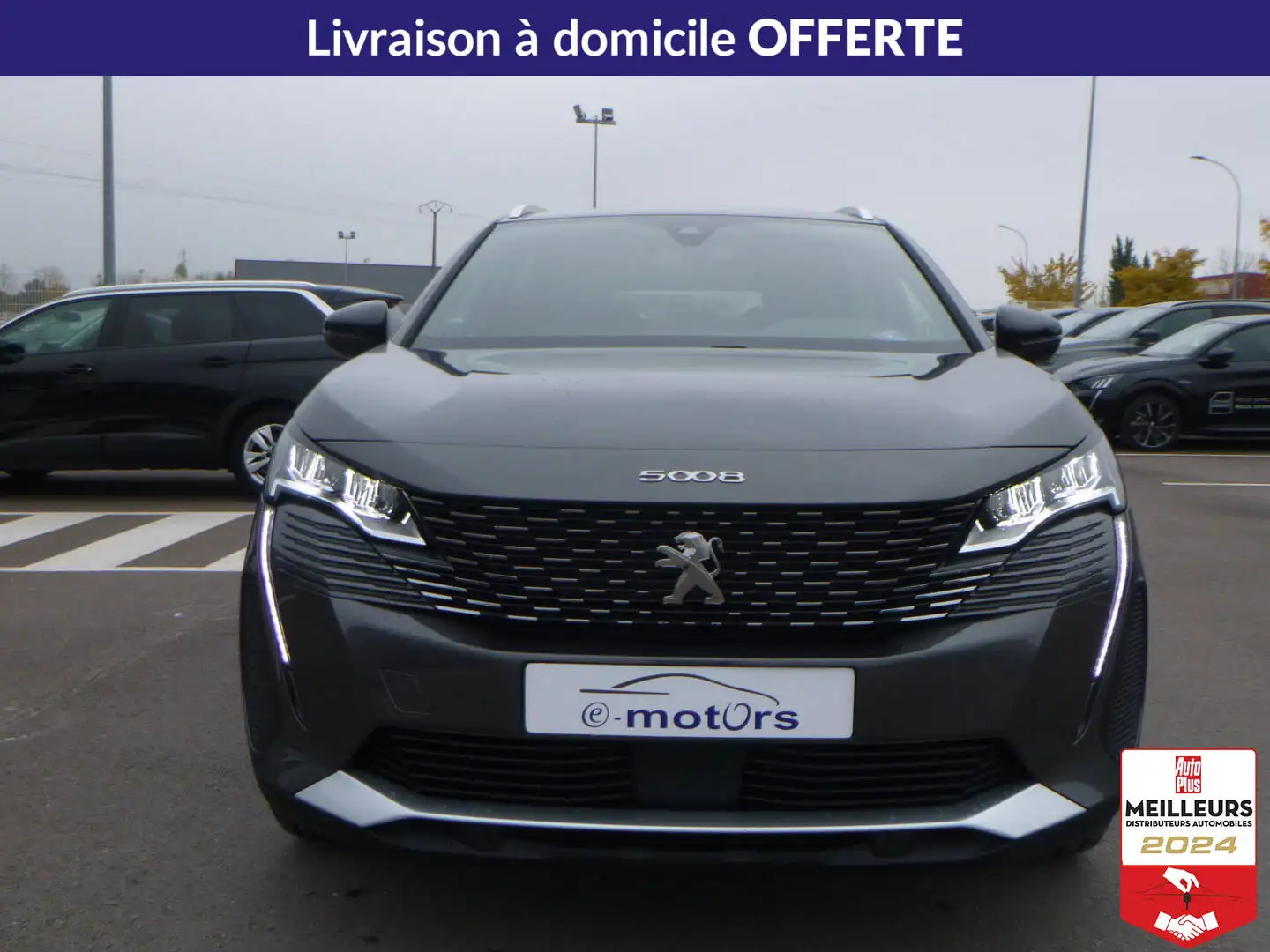 Peugeot 5008 BlueHDi 130 S\u0026S EAT8 Allure Pack +Pack City + Gris - 2