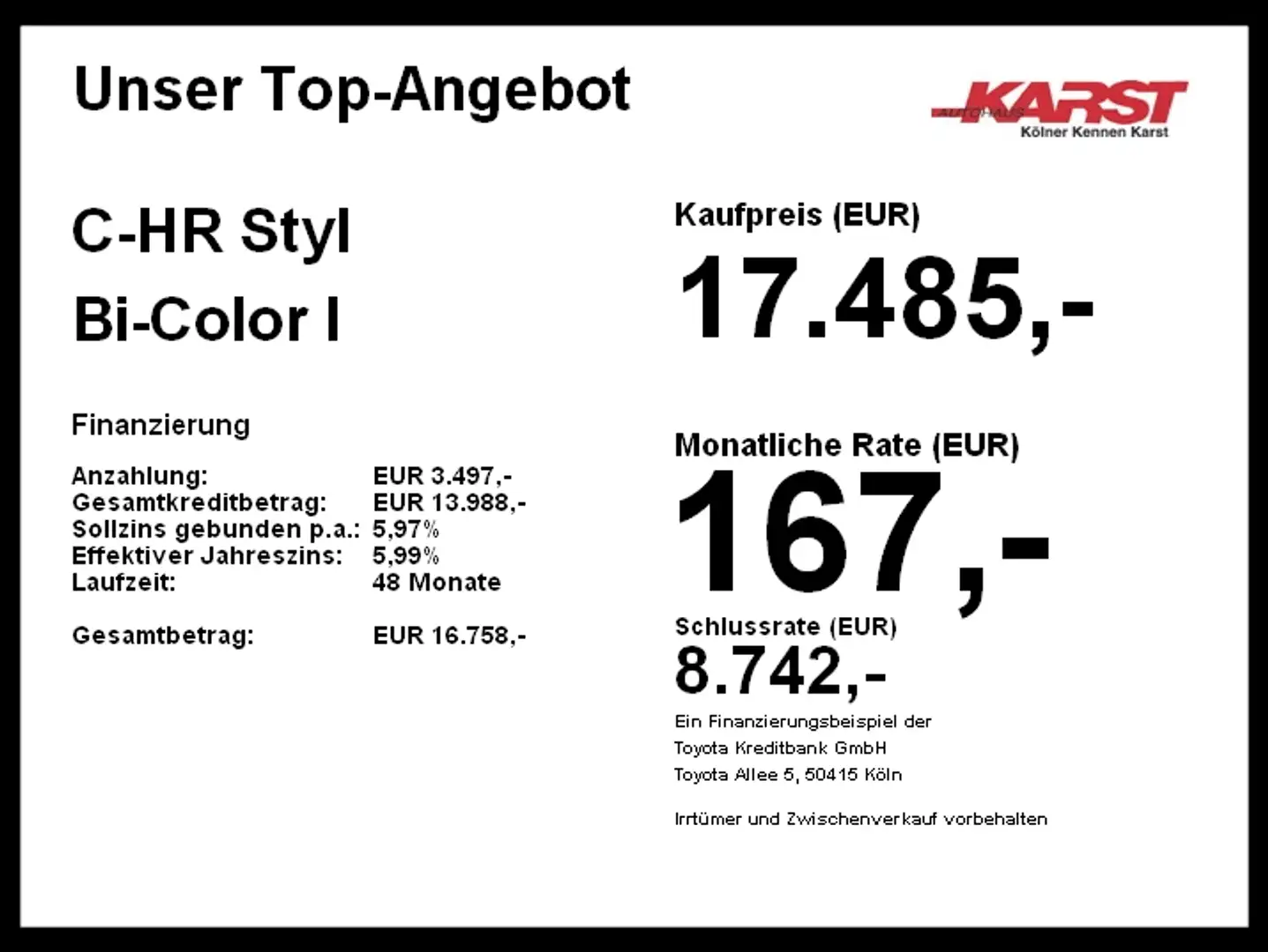 Toyota C-HR Styl Bi-Color Kamera LED Keyless Teil Leder Grijs - 2