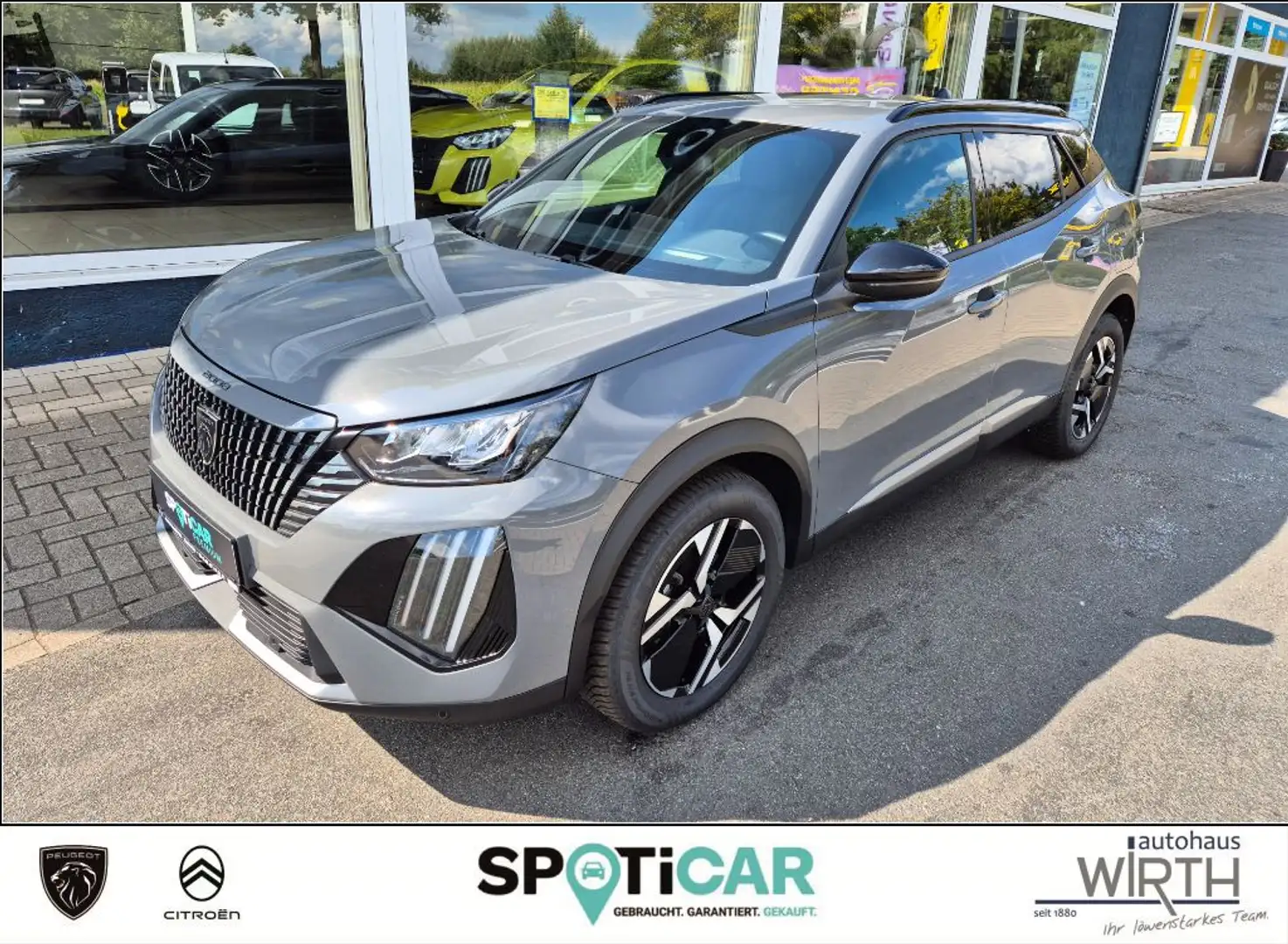 Peugeot 2008 Allure 130 EAT8 LED+NAVI+KLIMAAUT.+KAMERA Gris - 1