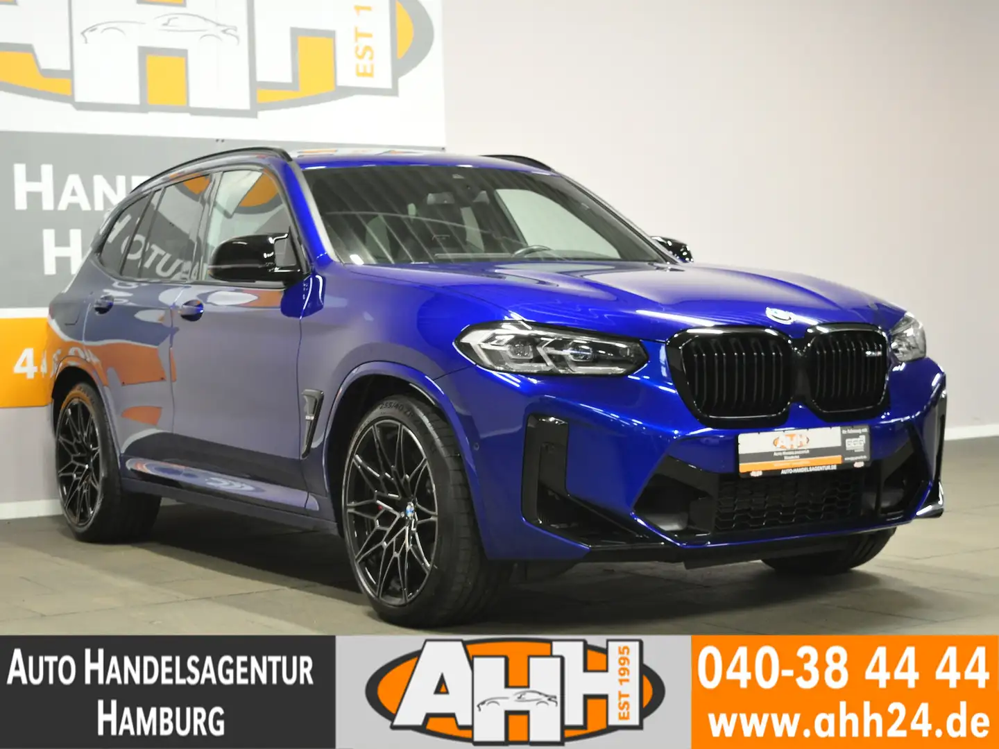 BMW X3 M COMPETITION PANO|DAB|SOUND|HUD|H&K|LED|1HD! Blau - 2