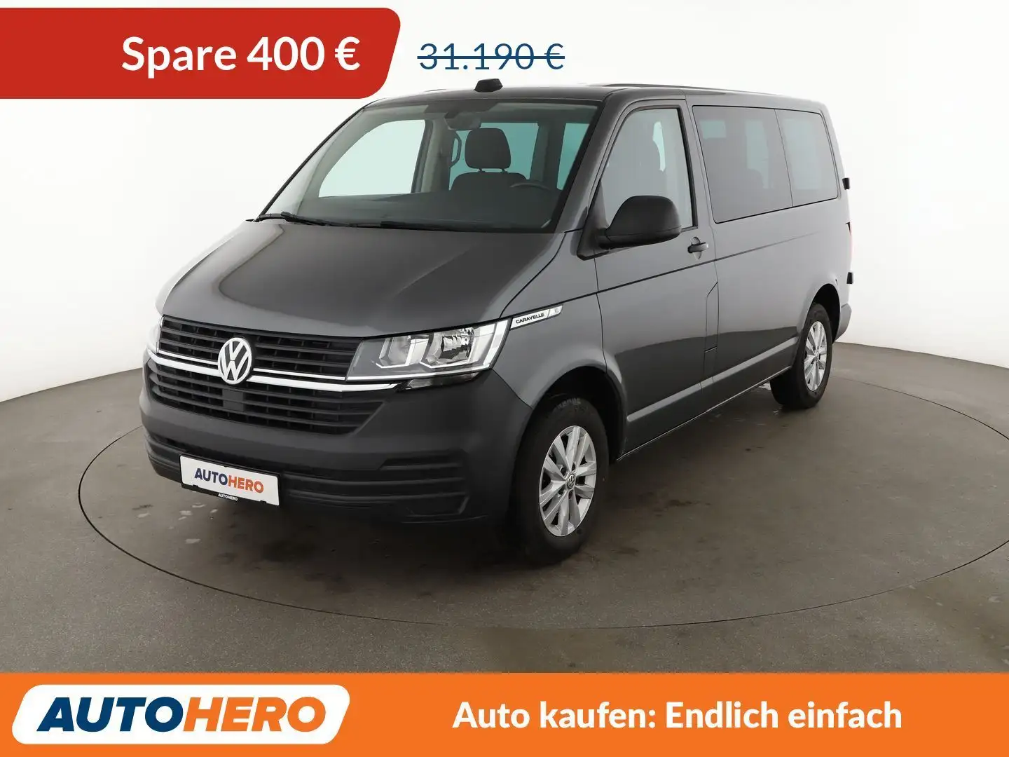 Volkswagen T6 Caravelle 2.0 TDI EcoProfi FWD*APP*ACC*PDC* Grau - 1