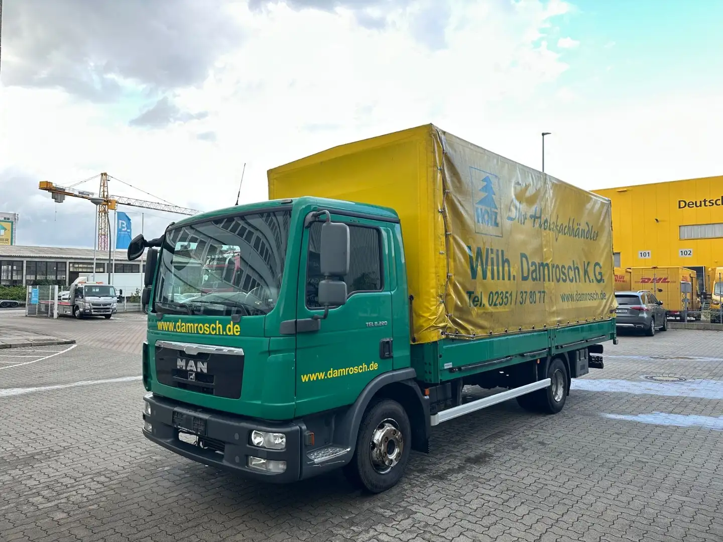 MAN TGL 8.220 4x2 Pritsche + Plane Klima Vert - 1
